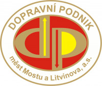 Logo DOPRAVNÍ PODNIK měst Mostu a Litvínova, a.s.